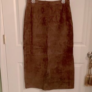 Leather Maxi Skirt